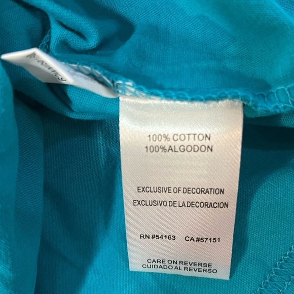 Miami Dolphins Teal V-Neck T-Shirt Size L NWT - Picture 8 of 8